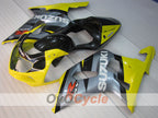 Injection Fairing kit for 00-03 GSX R750 - Yellow, Silver - Factory Style #OYO87905118