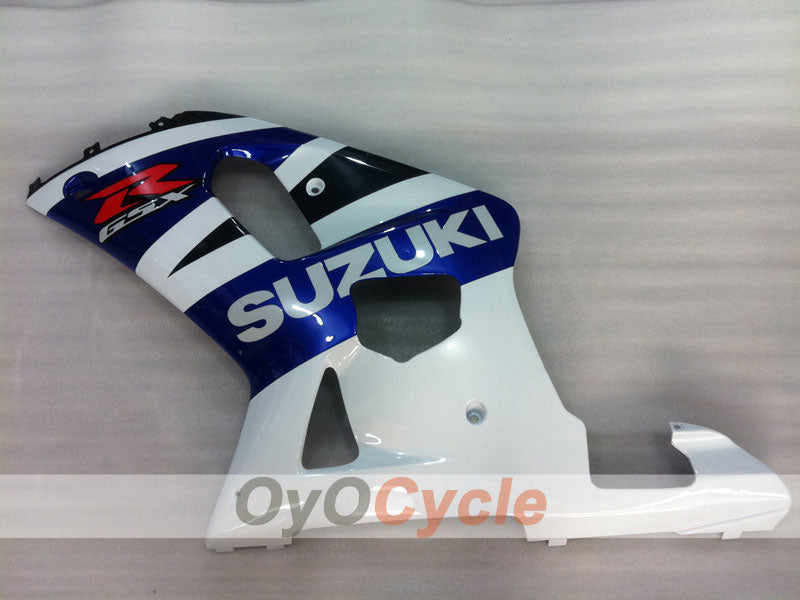 Injection Fairing kit for 01-03 GSX R600 - White, Black - Factory Style #OYO87901072