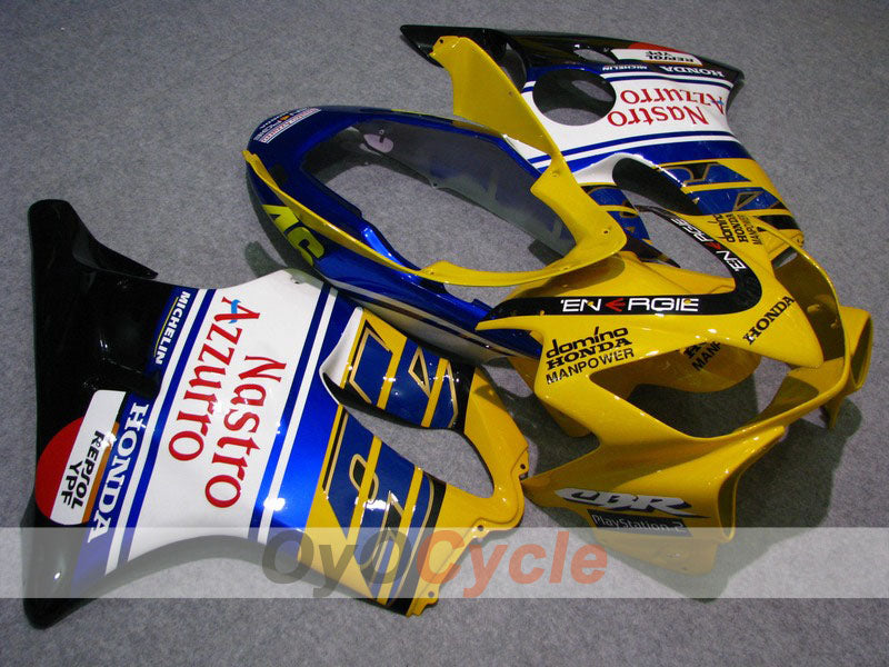 Injection Fairing kit for 04-07 CBR600F4i - Yellow, Blue - MICHELIN, Nastro Azzurro #OYO87900204 Main image