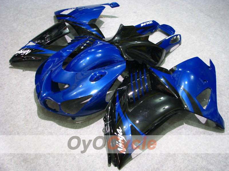 Injection Fairing kit for 06-11 NINJA ZX-14R - Blue, Black - Factory Style #OYO87902000