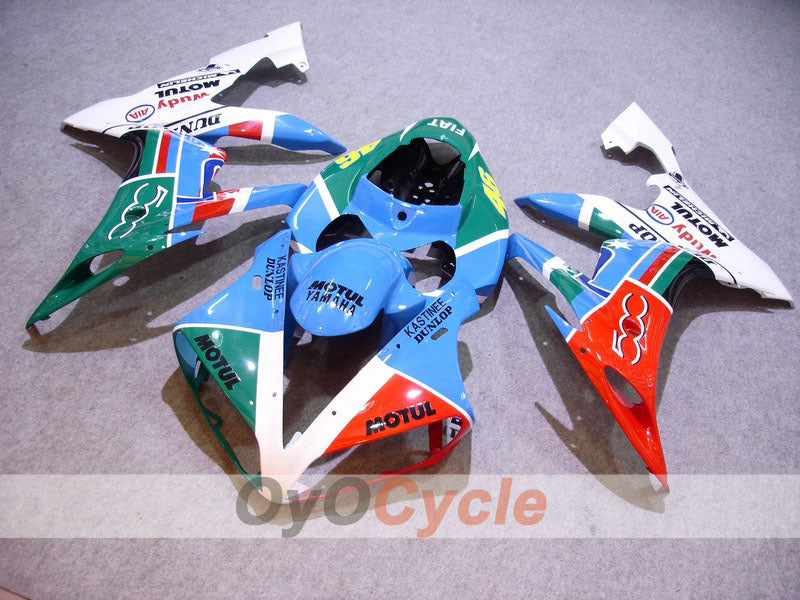 Injection Fairing kit for 04-06 YZF-R1 - Multicolour - DUNLOP, FIAT, MOTUL #OYO87900823 Main image