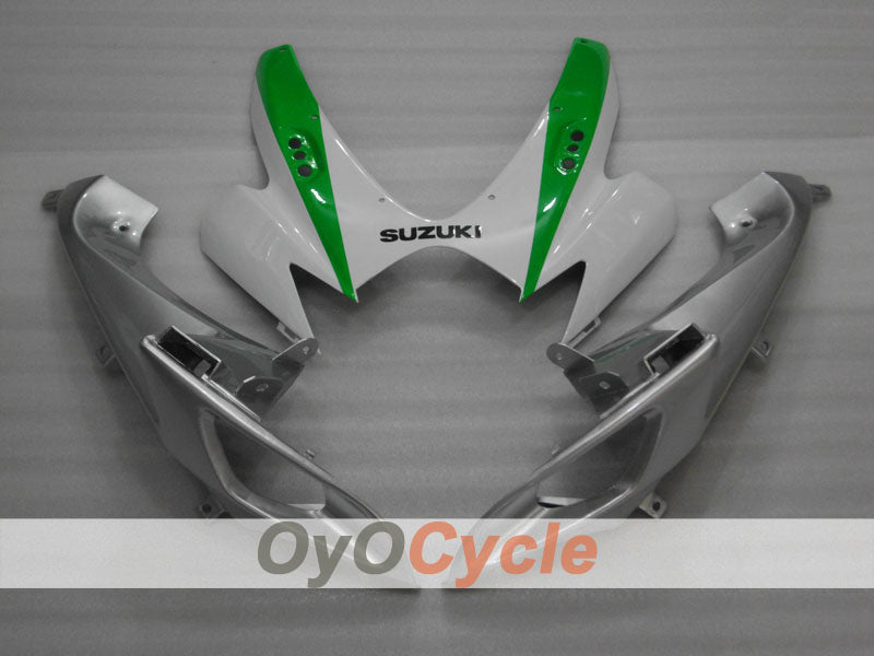 Injection Fairing kit for 06-07 GSX R750 - Green, Silver - Factory Style #OYO87901311