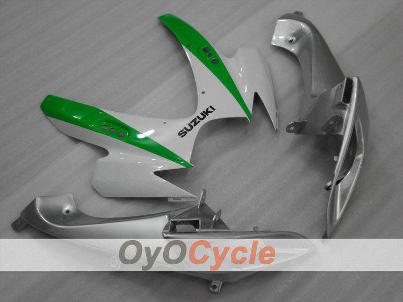 Injection Fairing kit for 06-07 GSX R750 - Green, Silver - Factory Style #OYO87901311