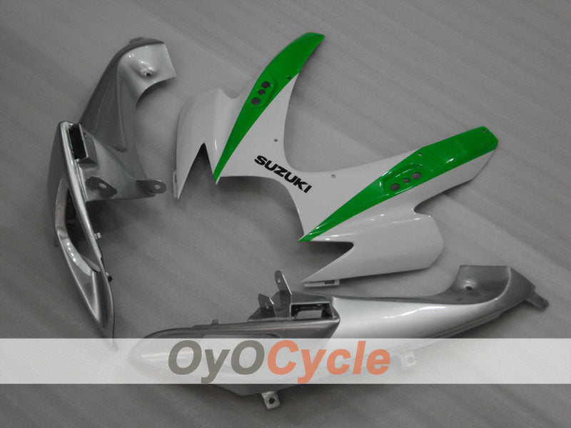 Injection Fairing kit for 06-07 GSX R750 - Green, Silver - Factory Style #OYO87901311
