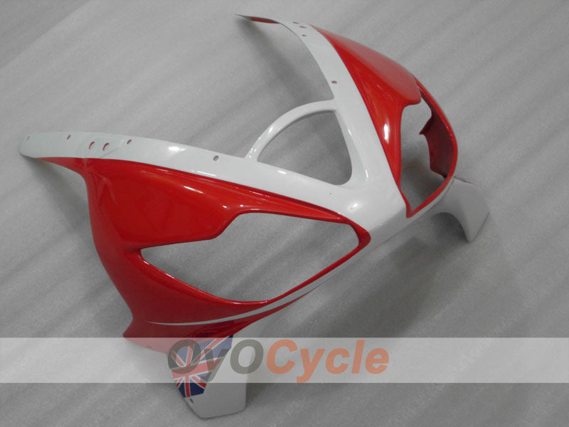 Injection Fairing kit for 06-08 Triumph Daytona 675 - Red, White - Factory Style #OYO87903144