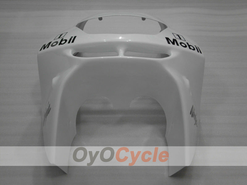 Injection Fairing kit for 94-97 NINJA ZX-6R - White, Black - West #OYO87902996