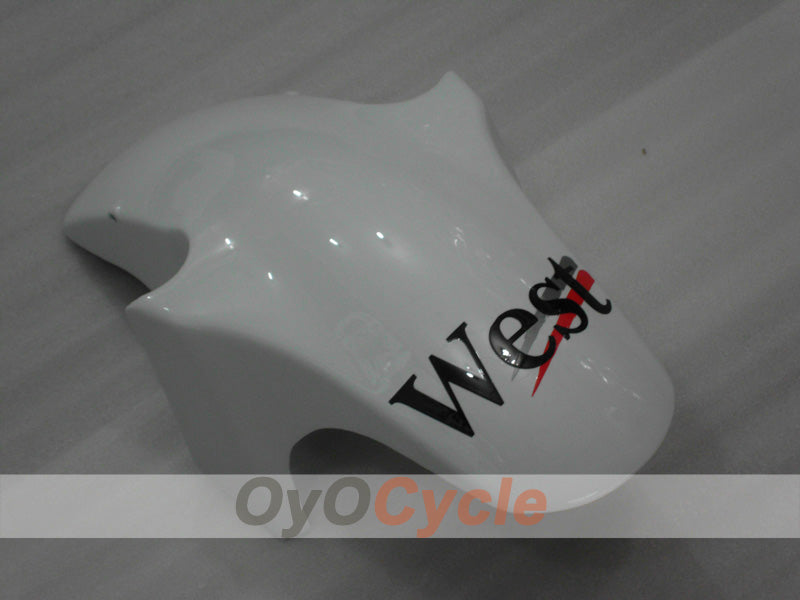 Injection Fairing kit for 94-97 NINJA ZX-6R - White, Black - West #OYO87902996
