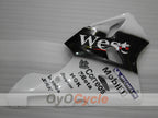Injection Fairing kit for 94-97 NINJA ZX-6R - White, Black - West #OYO87902996