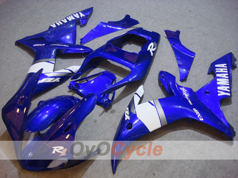 Injection Fairing kit for 02-03 YZF-R1 - Blue, White - Factory Style #OYO87900812 Main image