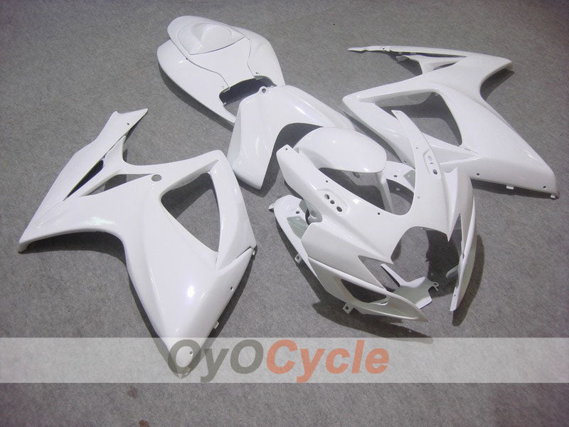 Injection Fairing kit for 06-07 GSX R600 - White - Factory Style #OYO87901561 Main image