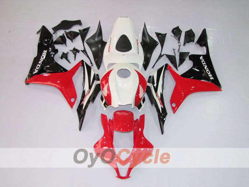 Injection Fairing kit for 07-08 CBR600RR - Red, Black - Factory Style #OYO87900384