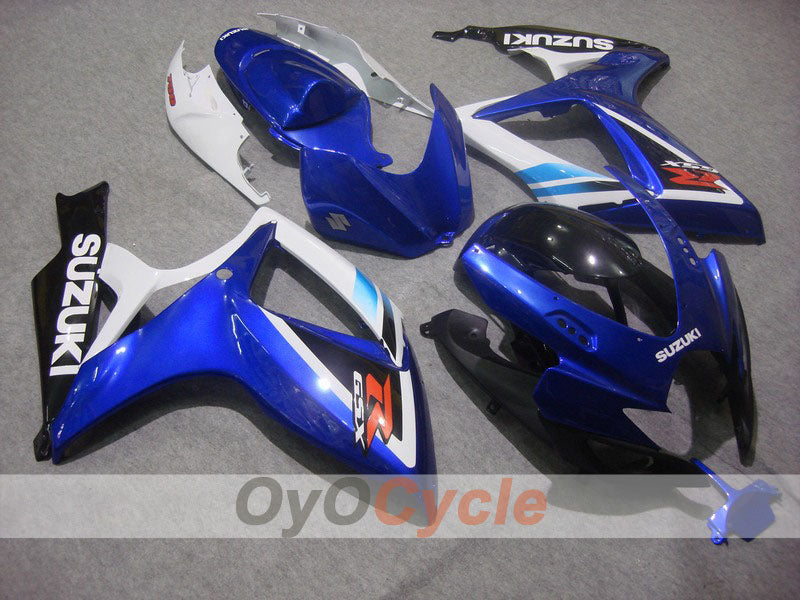 Injection Fairing kit for 06-07 GSX R750 - Blue, White - Factory Style #OYO87901331