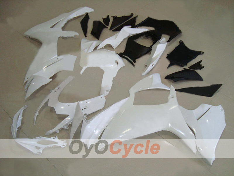 Injection Fairing kit for 11-26 GSX R600 - White, Black - Factory Style #OYO87903228 Main image