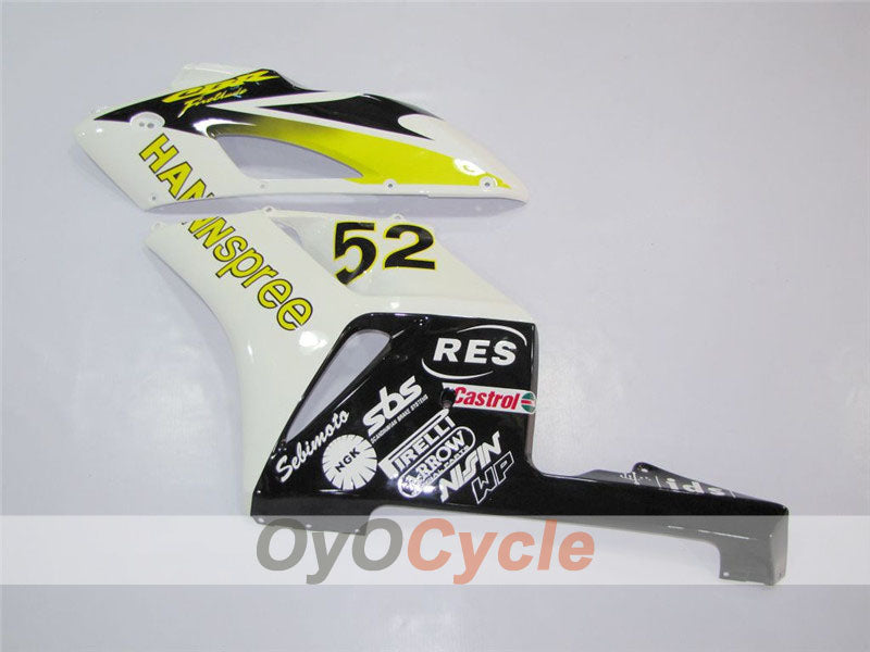 Injection Fairing kit for 06-07 CBR1000RR - White, Black - HANN Spree #OYO87900606 Secondary image