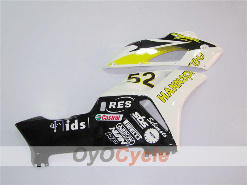 Injection Fairing kit for 06-07 CBR1000RR - White, Black - HANN Spree #OYO87900606
