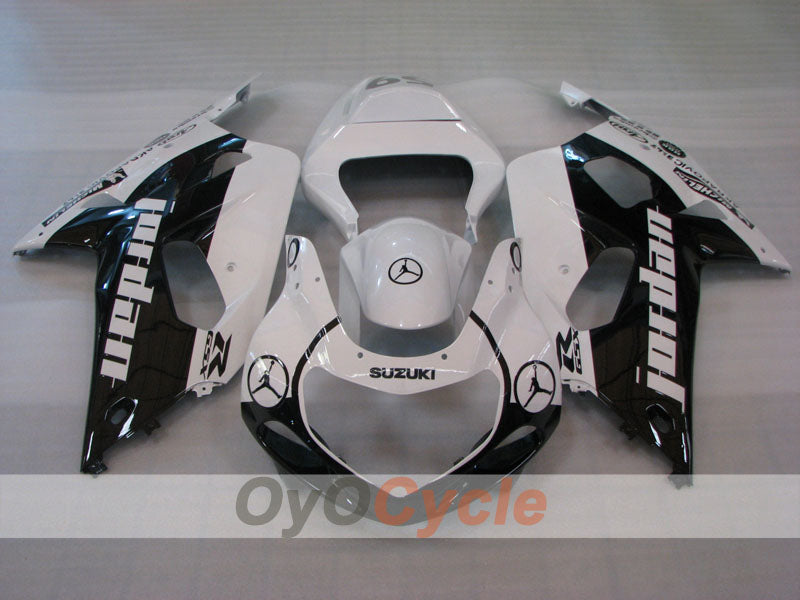 Injection Fairing kit for 00-02 GSX R1000 - White - MICHELIN #OYO87905201