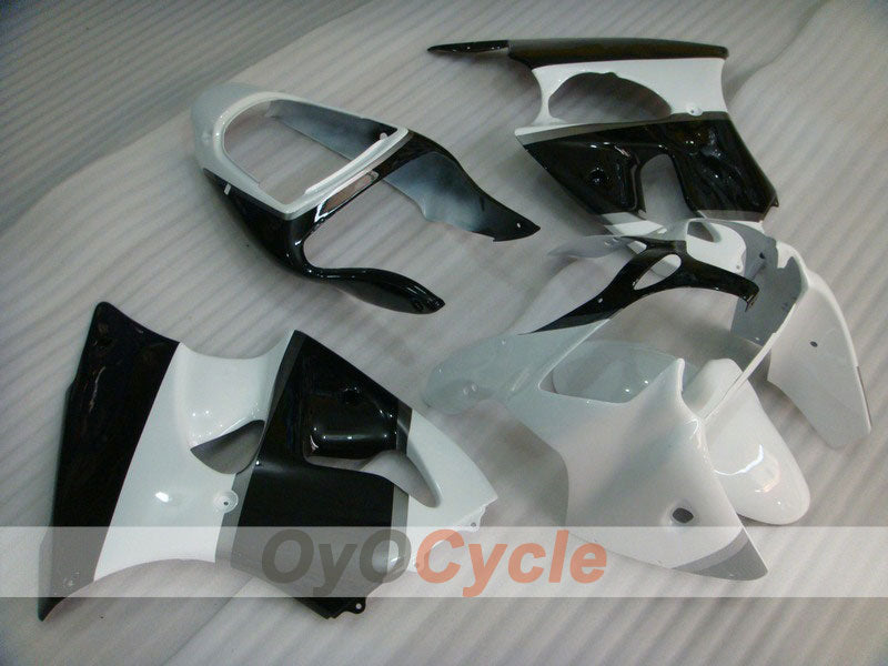 Injection Fairing kit for 00-02 NINJA ZX-6R - White, Black - Factory Style #OYO87901699