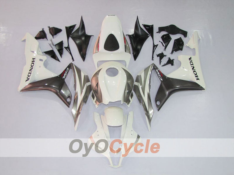 Injection Fairing kit for 07-08 CBR600RR - White, Silver - Factory Style #OYO87900382 Main image
