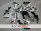 Injection Fairing kit for 06-07 GSX R600 - White, Silver - Factory Style #OYO87901523