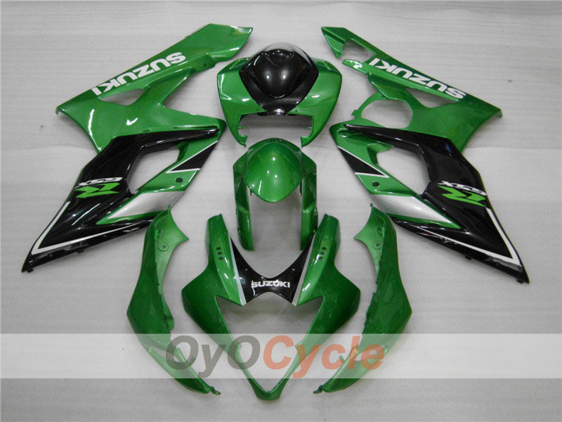 Injection Fairing kit for 05-06 GSX R1000 - Green, Black - Factory Style #OYO87901983