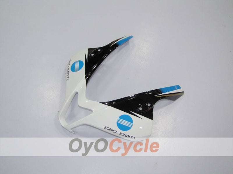 Injection Fairing kit for 07-08 CBR600RR - White, Black - Konica Minolta #OYO87900366