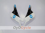 Injection Fairing kit for 07-08 CBR600RR - White, Black - Konica Minolta #OYO87900366
