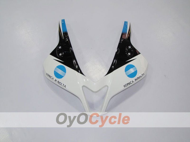 Injection Fairing kit for 07-08 CBR600RR - White, Black - Konica Minolta #OYO87900366