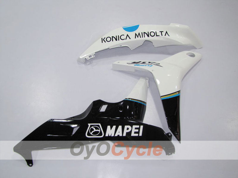Injection Fairing kit for 07-08 CBR600RR - White, Black - Konica Minolta #OYO87900366