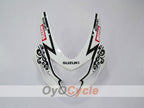 Injection Fairing kit for 04-05 GSXR600 - White, Black - Corona, MOTUL #OYO87901155