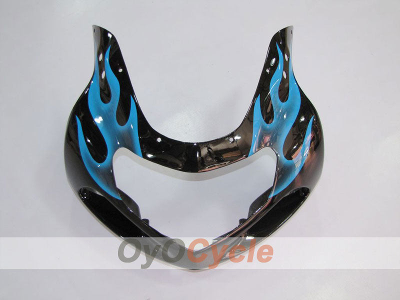 Injection Fairing kit for 01-03 GSX R600 - Blue, Black - Flame #OYO87901043