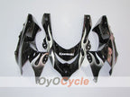 Injection Fairing kit for 04-05 NINJA ZX-10R - Black, Silver - Flame #OYO87902819