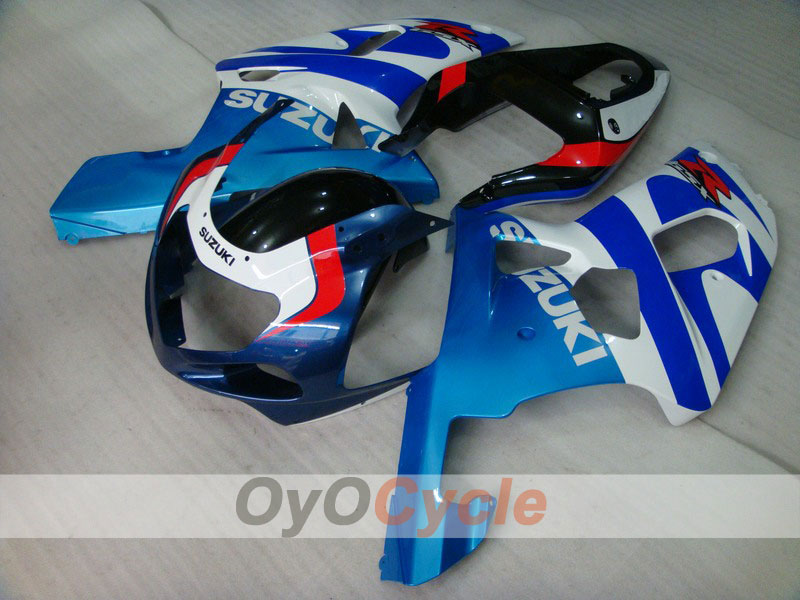 Injection Fairing kit for 00-02 GSX R1000 - Blue, White - Factory Style #OYO87901770