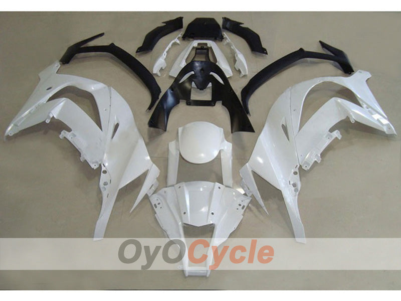 Injection Fairing kit for 11-15 NINJA ZX-10R - White, Black - Factory Style #OYO87903142 Main image