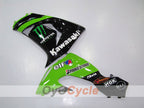 Injection Fairing kit for 06-07 NINJA ZX-10R - Green, Black - Monster #OYO87901623
