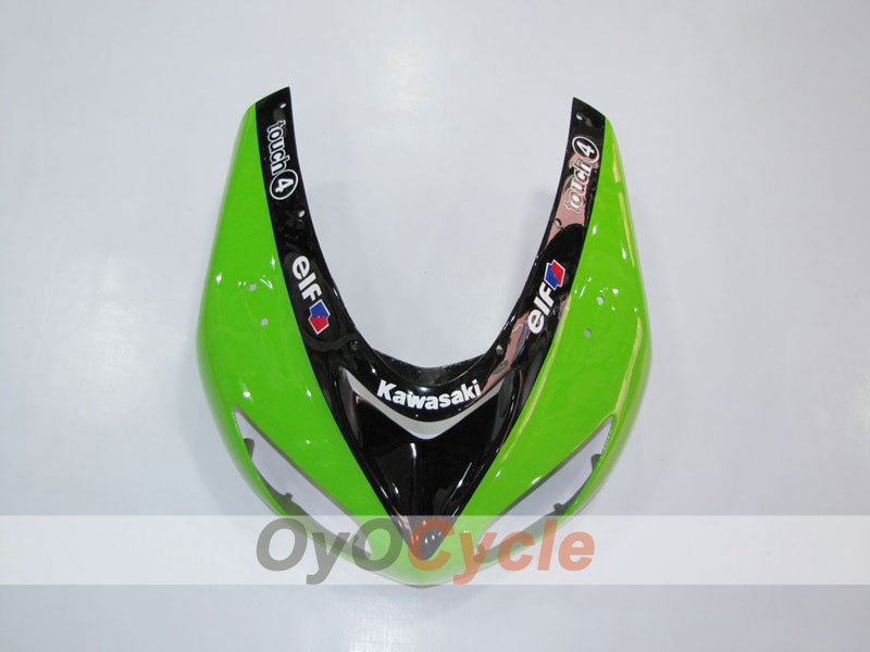 Injection Fairing kit for 06-07 NINJA ZX-10R - Green, Black - Monster #OYO87901623