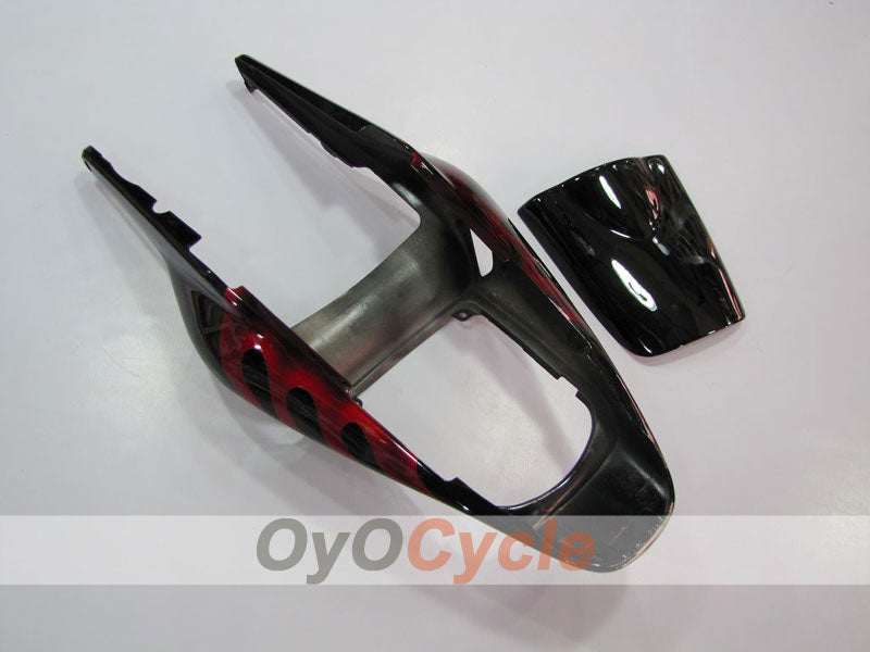 Injection Fairing kit for 03-04 CBR600RR - Red, Black - Flame #OYO87902509