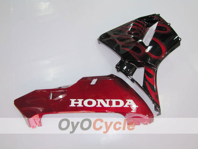 Injection Fairing kit for 03-04 CBR600RR - Red, Black - Flame #OYO87902509