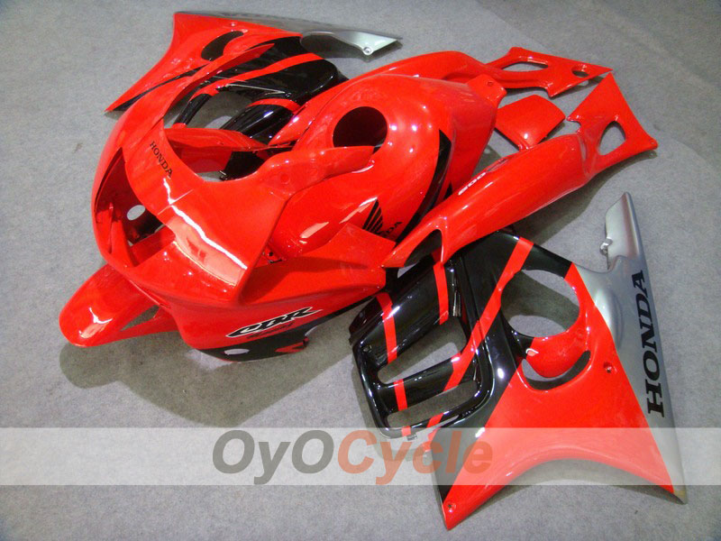 Injection Fairing kit for 95-96 CBR600F3 - Red, Black - Factory Style #OYO87900032 Main image
