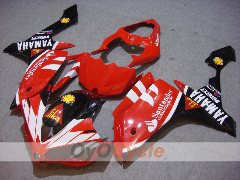 Injection Fairing kit for 07-08 YZF-R1 - Red, Black - Santander #OYO87900882 Main image