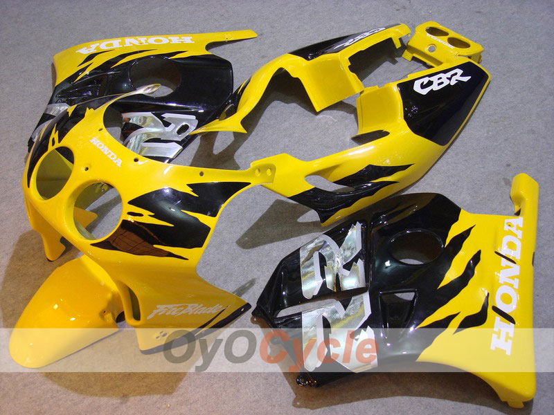 Injection Fairing kit for 90-94 CBR250RR - Yellow, Black - Fireblade #OYO87902936