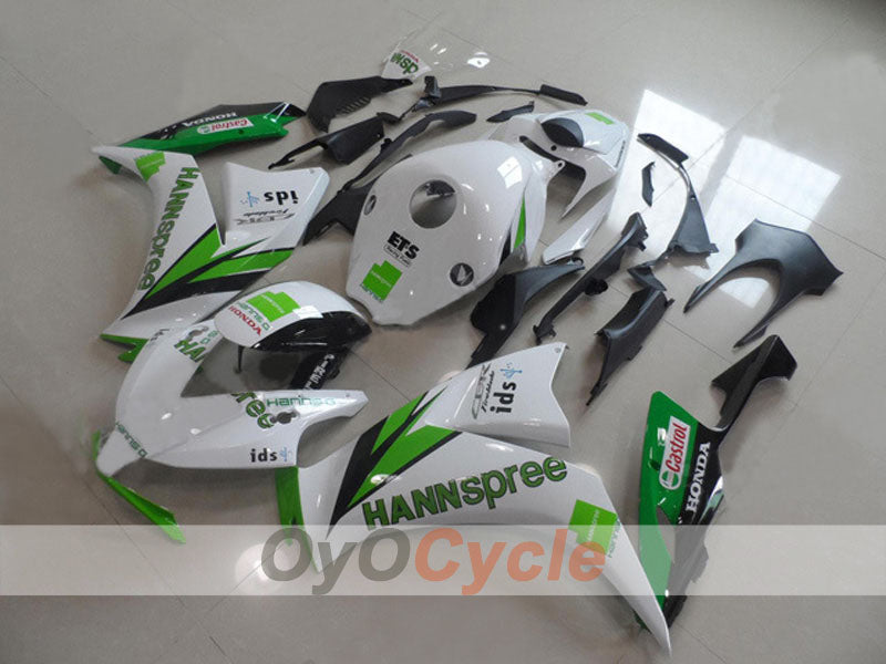 Injection Fairing kit for 12-16 CBR1000RR - Green, White - Castrol, HANN Spree #OYO87903335