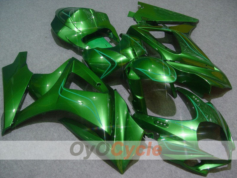 Injection Fairing kit for 07-08 GSX R1000 - Green - Factory Style #OYO87902122