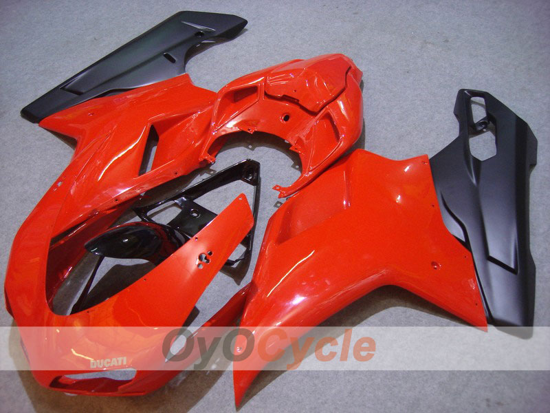 Injection Fairing kit for 09-11 Ducati 1198 - Red, Black, Matte - Factory Style #OYO87902342