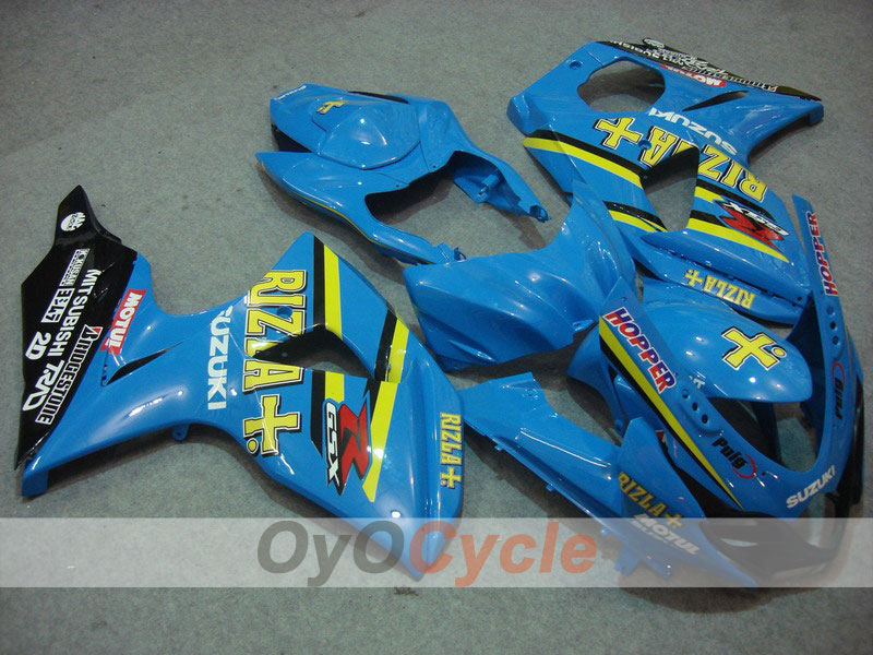 Injection Fairing kit for 09-16 GSX R1000 - Blue - MOTUL, Rizla+ #OYO87902876 Main image