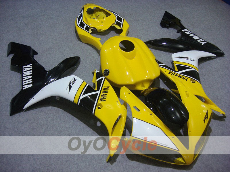 Injection Fairing kit for 04-06 YZF-R1 - Yellow, Black - Factory Style #OYO87900838 Main image