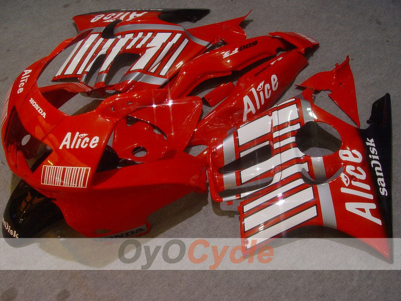 Injection Fairing kit for 95-96 CBR600F3 - Red - Alice #OYO87900011