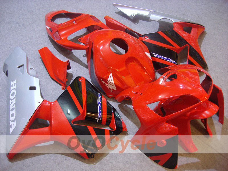 Injection Fairing kit for 05-06 CBR600RR - Red, Black - Factory Style #OYO87900305 Main image