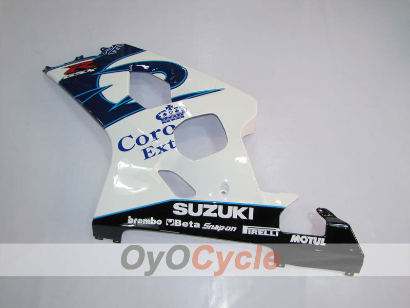 Injection Fairing kit for 04-05 GSX R750 - Blue, White - Corona #OYO87901237