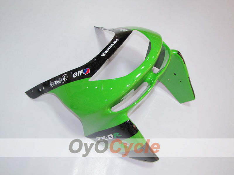 Fairing kit for 98-99 NINJA ZX-9R - Green, Black - Monster #OYO87903017