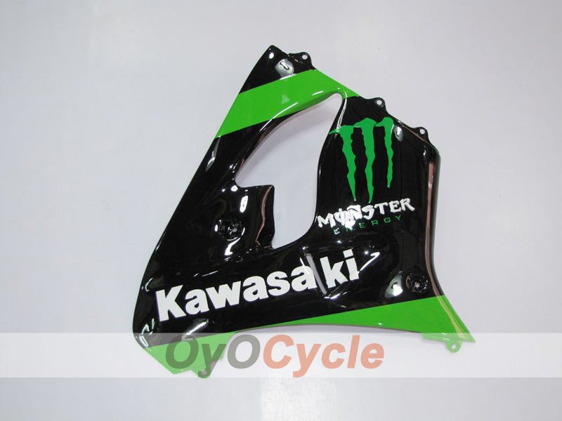 Fairing kit for 98-99 NINJA ZX-9R - Green, Black - Monster #OYO87903017